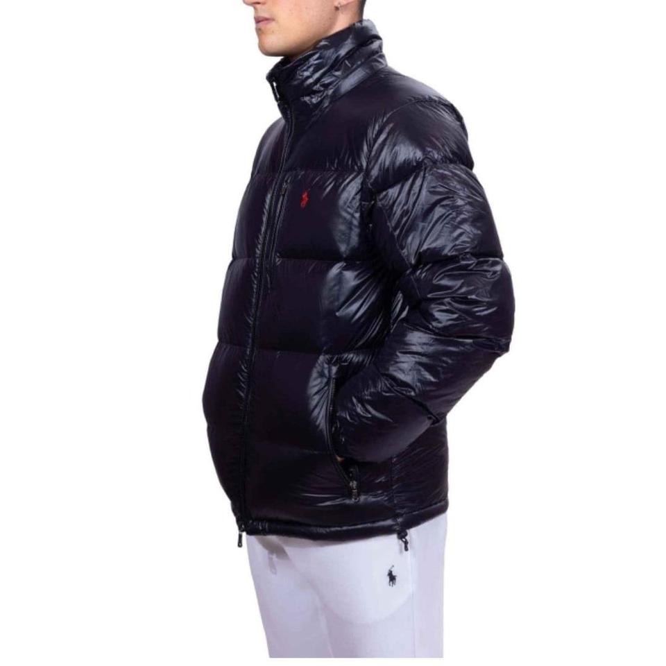Mens Polo Ralph Lauren Gorham Down Glossed Drawstring Puffer Jacket